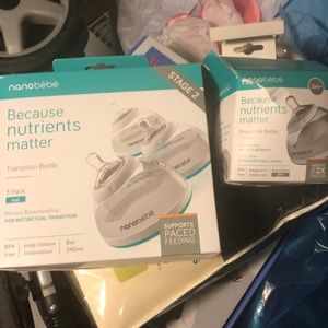 Nanobebe bottles new never used